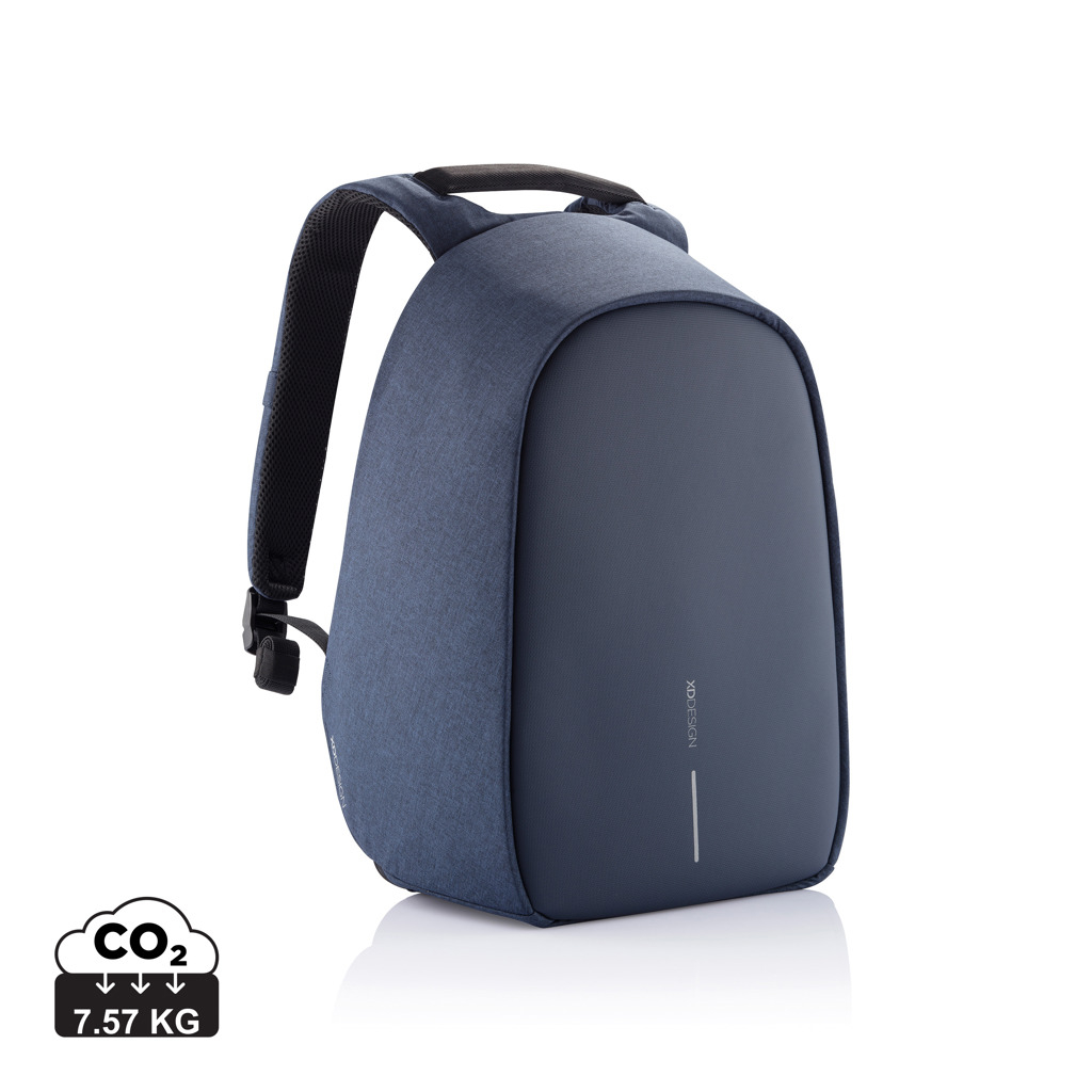 Sac à dos antivol rPET personnalisé - Bobby Hero XL bleu marine et gris